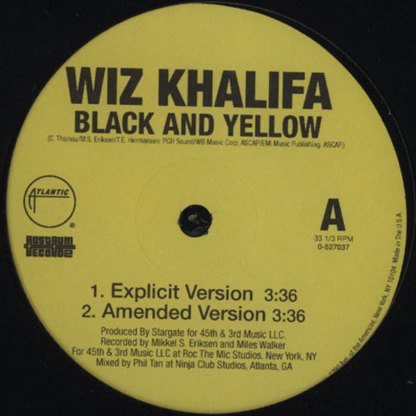 Black & Yellow by Wiz Khalifa – Record Selector