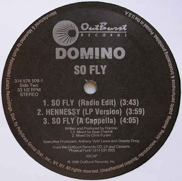 Domino - So Fly / Hennessy