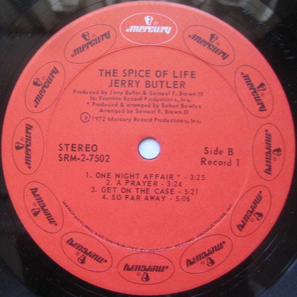 Jerry Butler - The Spice Of Life
