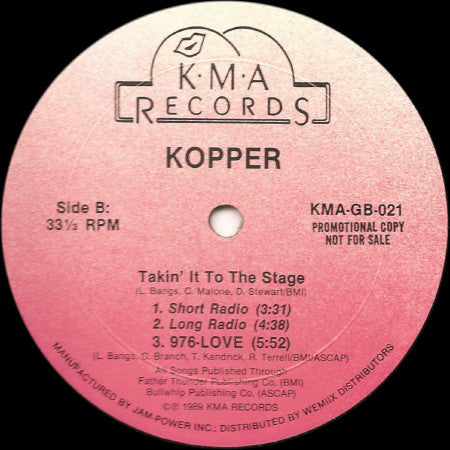 Takin' It To The Stage