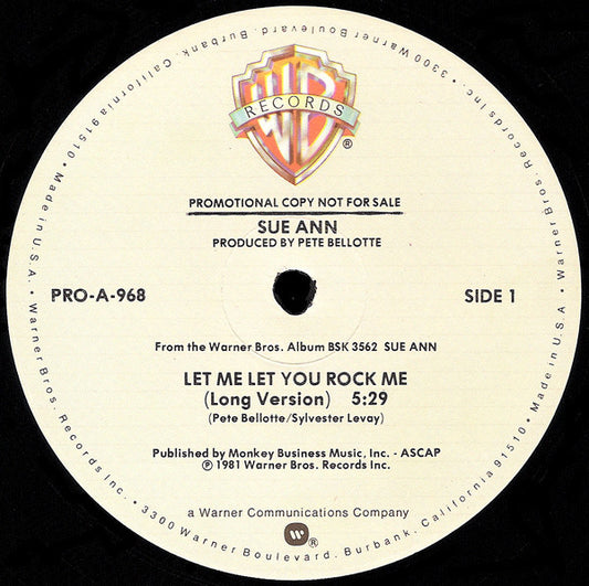 Sue Ann Carwell - Let Me Let You Rock Me