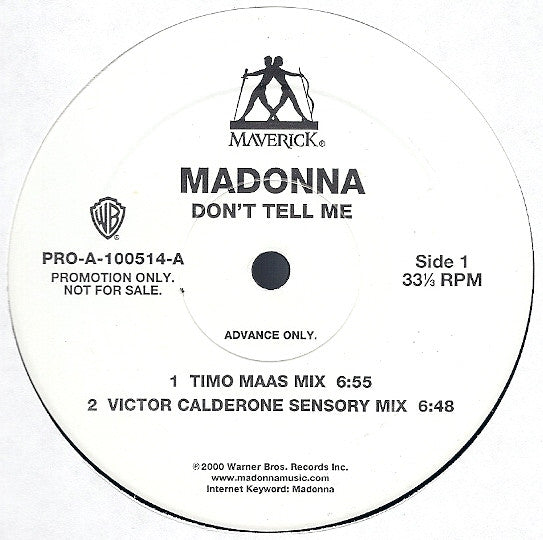 Madonna - Don't Tell Me