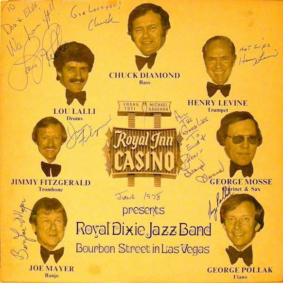 Frank Toti & Michael Gaughan - Royal Inn Casino Presents, Royal Dixie Jazz Band - Bourbon Street In Las Vegas