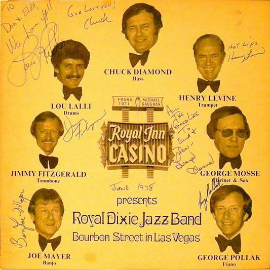 Frank Toti & Michael Gaughan - Royal Inn Casino Presents, Royal Dixie Jazz Band - Bourbon Street In Las Vegas