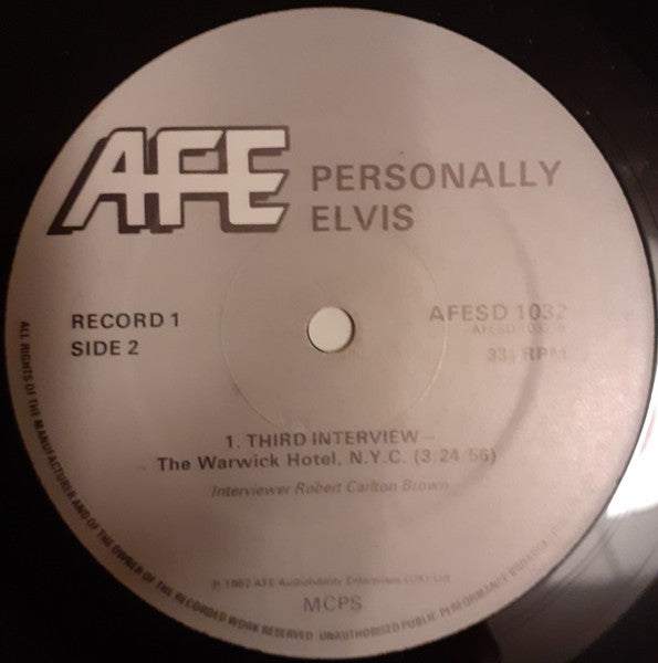 Elvis Presley - Personally Elvis