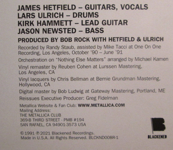 Metallica - Metallica