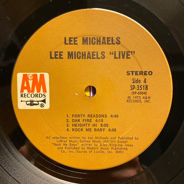 Lee Michaels - Live