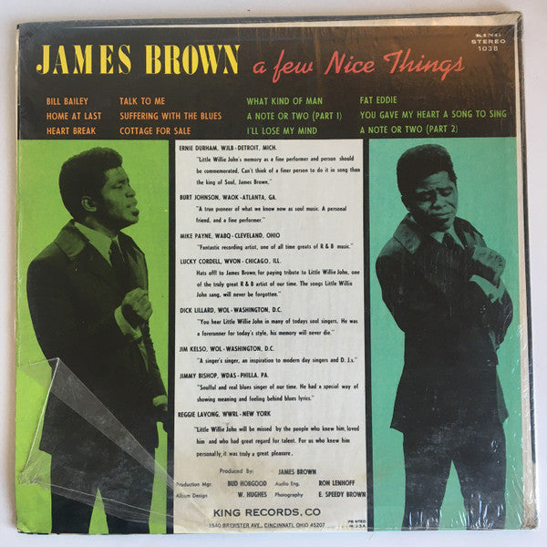 James Brown - Thinking About Little Willie John And A Few Nice Things