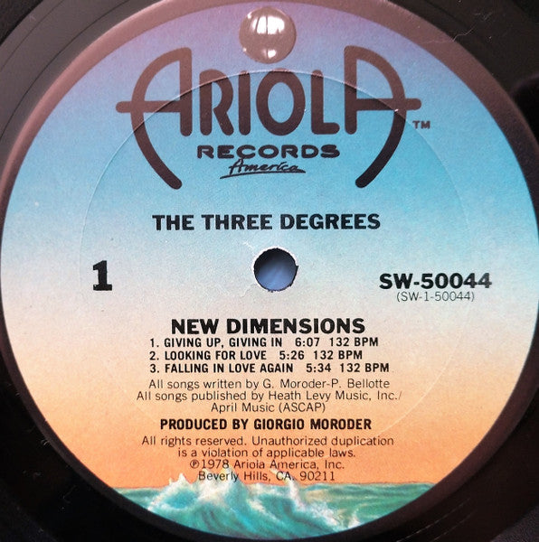 The Three Degrees - New Dimensions