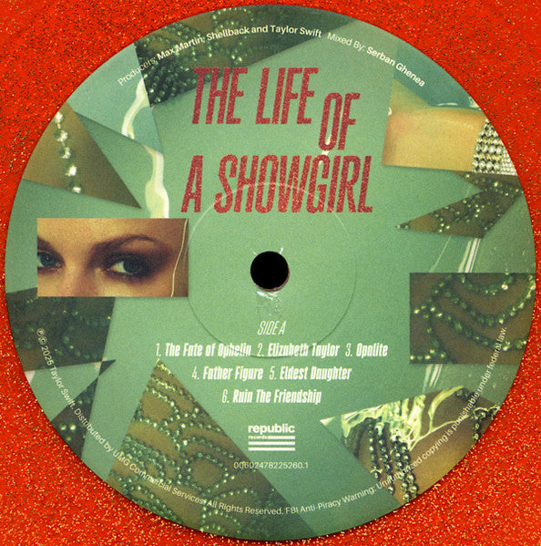 Taylor Swift - The Life Of A Showgirl [ORANGE GLITTER]