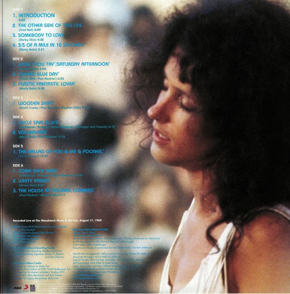 Jefferson Airplane - Woodstock (Sunday August 17, 1969) (3LP, Iridescent Blue "Clouds Breaking" Vinyl, Ltd. 1000 Copies)
