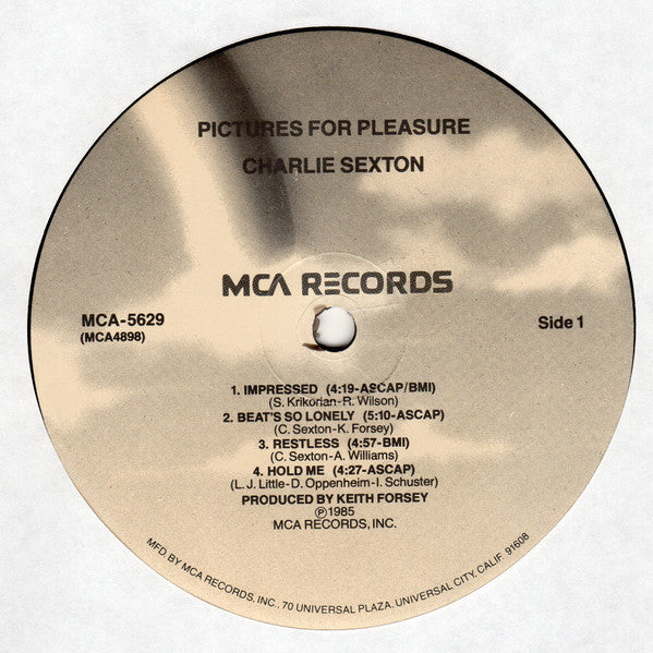 Charlie Sexton - Pictures For Pleasure