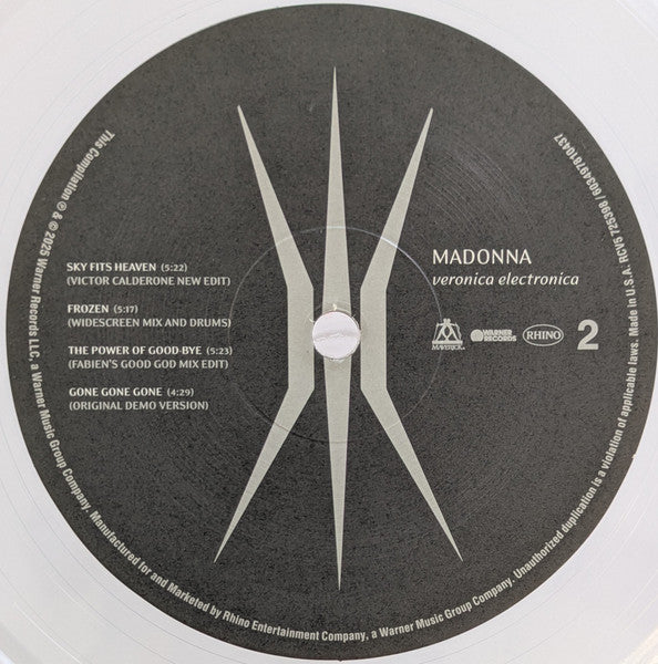 Madonna - Veronica Electronica [CLEAR VINYL]