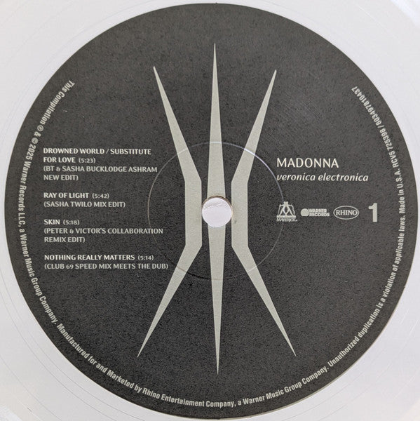 Madonna - Veronica Electronica [CLEAR VINYL]