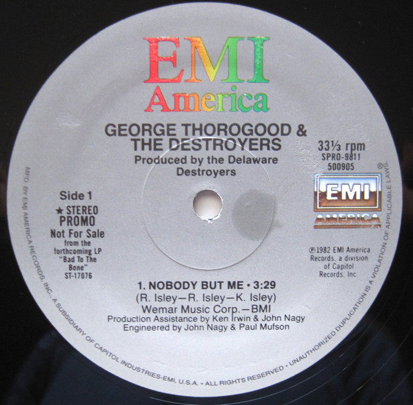 George Thorogood & The Destroyers - Nobody But Me