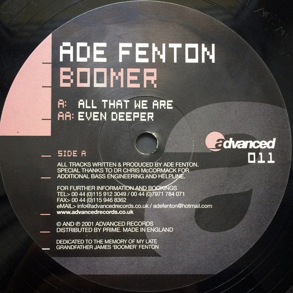 Ade Fenton - Boomer