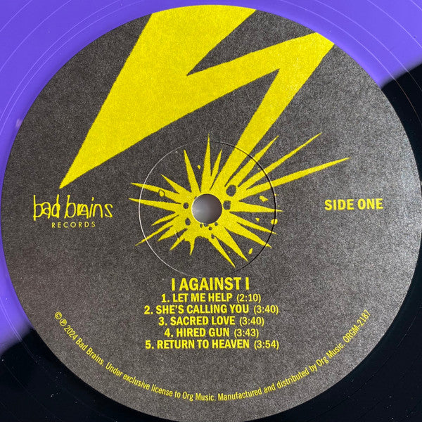 Bad Brains - I Against I [BLACK + PURPLE SPLIT VINYL]