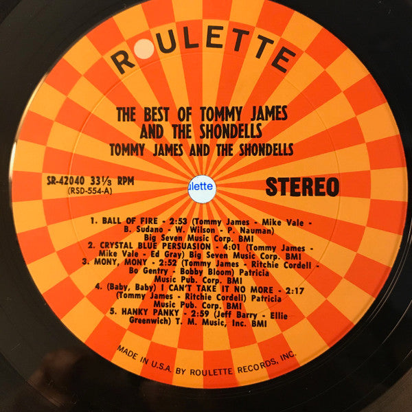 Tommy James & The Shondells - The Best Of Tommy James & The Shondells