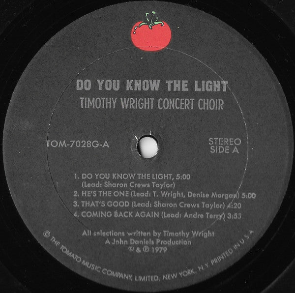 The Reverend Timothy Wright Concert Choir - Do You Know The Light