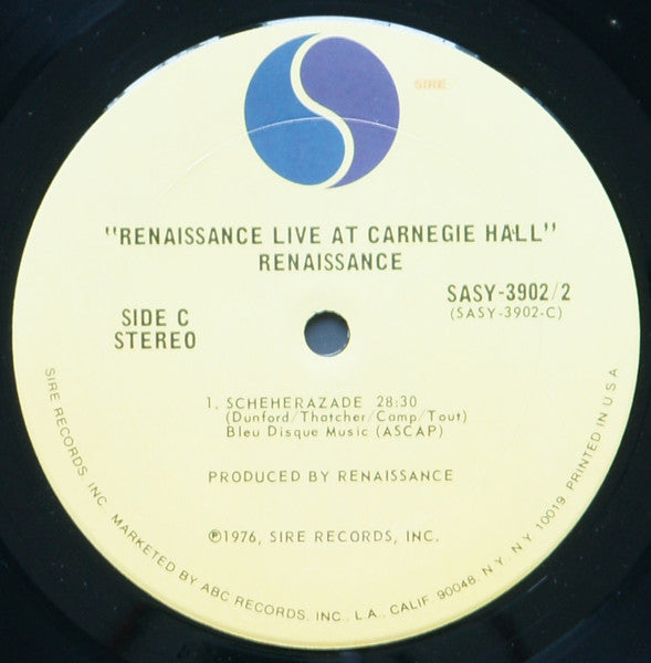 Renaissance (4) - Live At Carnegie Hall