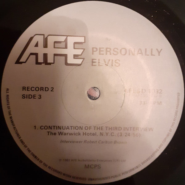 Elvis Presley - Personally Elvis