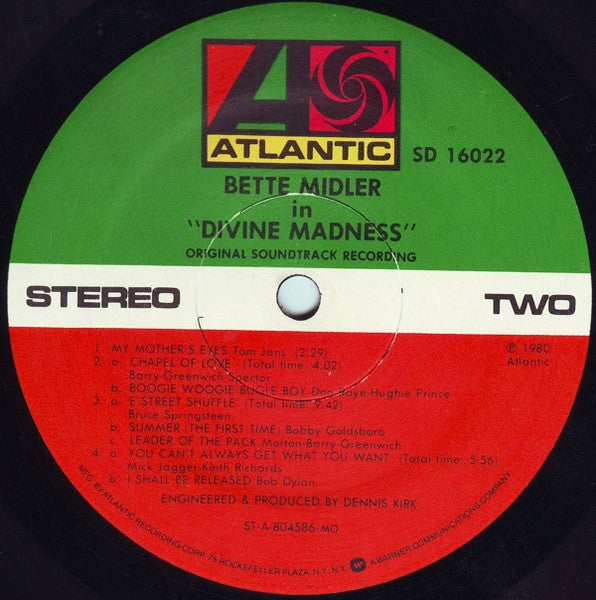 Bette Midler - Divine Madness