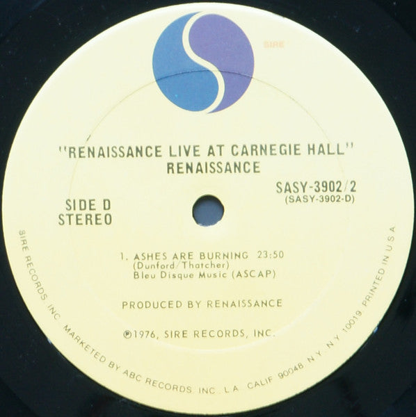 Renaissance (4) - Live At Carnegie Hall