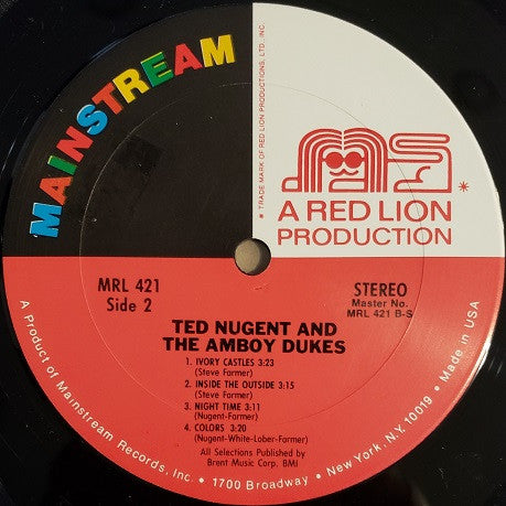 Ted Nugent And The Amboy Dukes