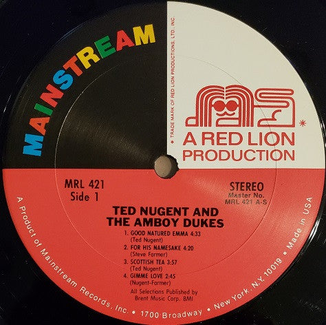Ted Nugent And The Amboy Dukes