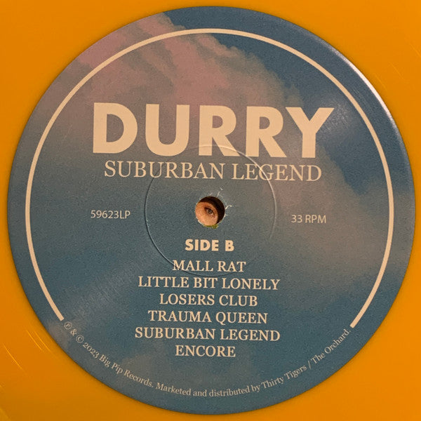 Durry - Suburban Legend (YELLOW VINYL)