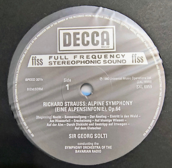 Richard Strauss - An Alpine Symphony (Eine Alpensinfonie)