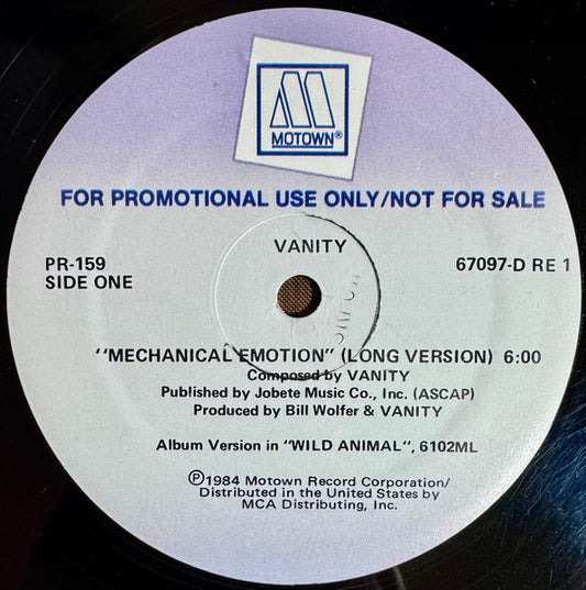 Vanity - Mechanical Emotion