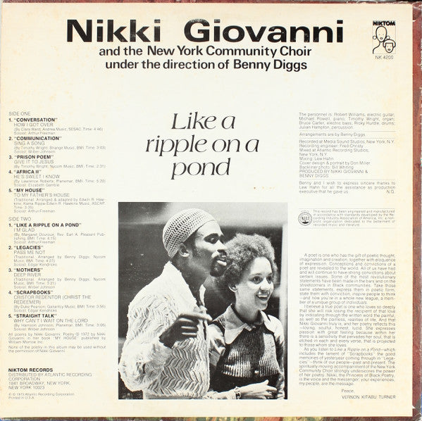 Nikki Giovanni - Like A Ripple On A Pond