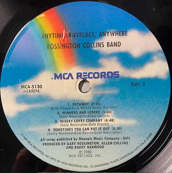 Rossington Collins Band - Anytime, Anyplace, Anywhere