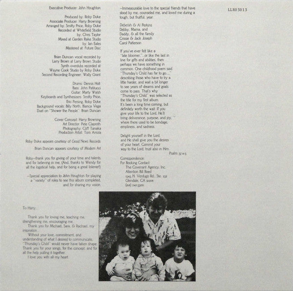 Laura Boone Browning - Thursday's Child