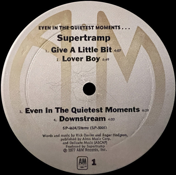 Supertramp - Even In The Quietest Moments...
