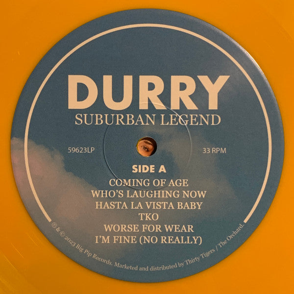 Durry - Suburban Legend (YELLOW VINYL)