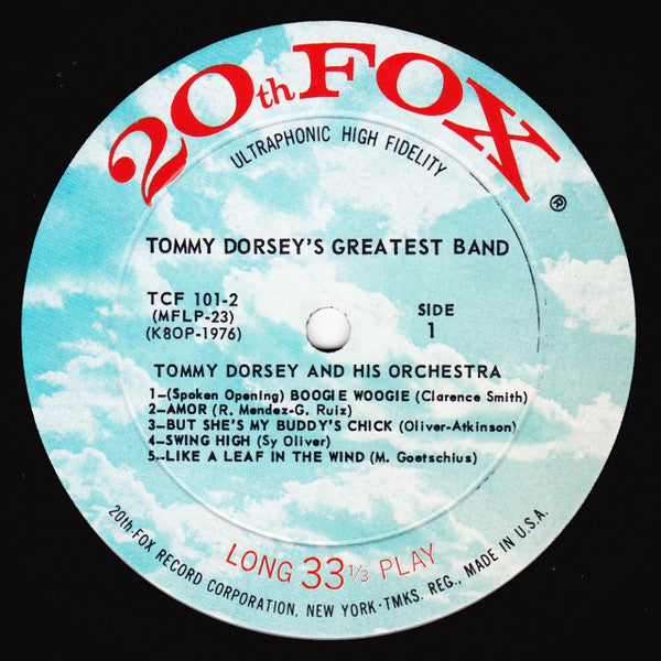 Tommy Dorsey's Greatest Band