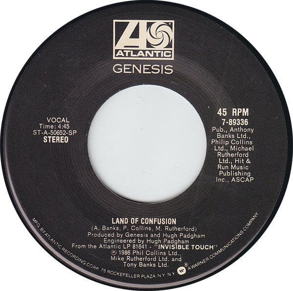 Genesis - Land Of Confusion