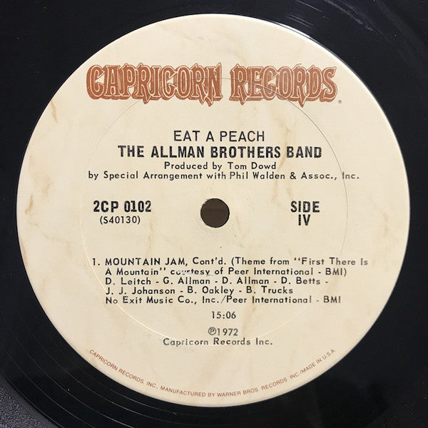 The Allman Brothers Band - Eat A Peach