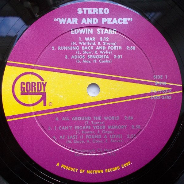 Edwin Starr - War And Peace