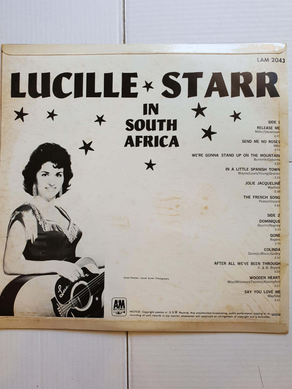 Lucille Starr In South Africa