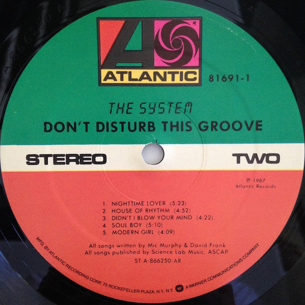 The System - Don't Disturb This Groove