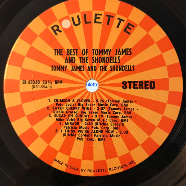 Tommy James & The Shondells - The Best Of Tommy James & The Shondells