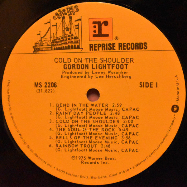 Gordon Lightfoot - Cold On The Shoulder
