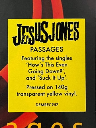 Jesus Jones - Passages [YELLOW VINYL]