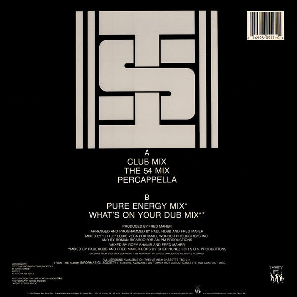 Information Society - What's On Your Mind (Pure Energy)