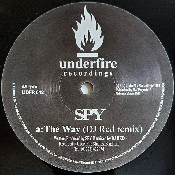 Spy - The Way (DJ Red Remix) / System Error (Remix)