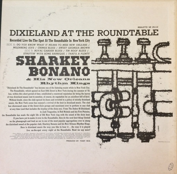 Sharkey Bonano - Dixieland At The Roundtable