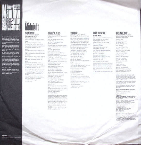 Barry Manilow - Swing Street